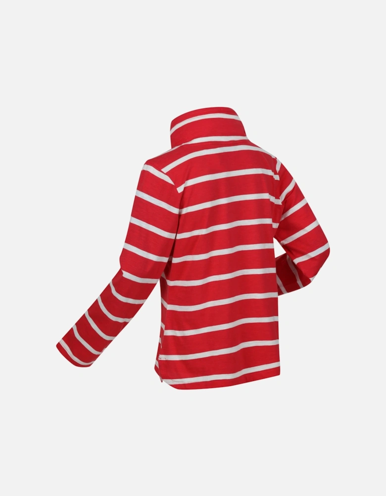 Womens/Ladies Helvine Striped Sweatshirt