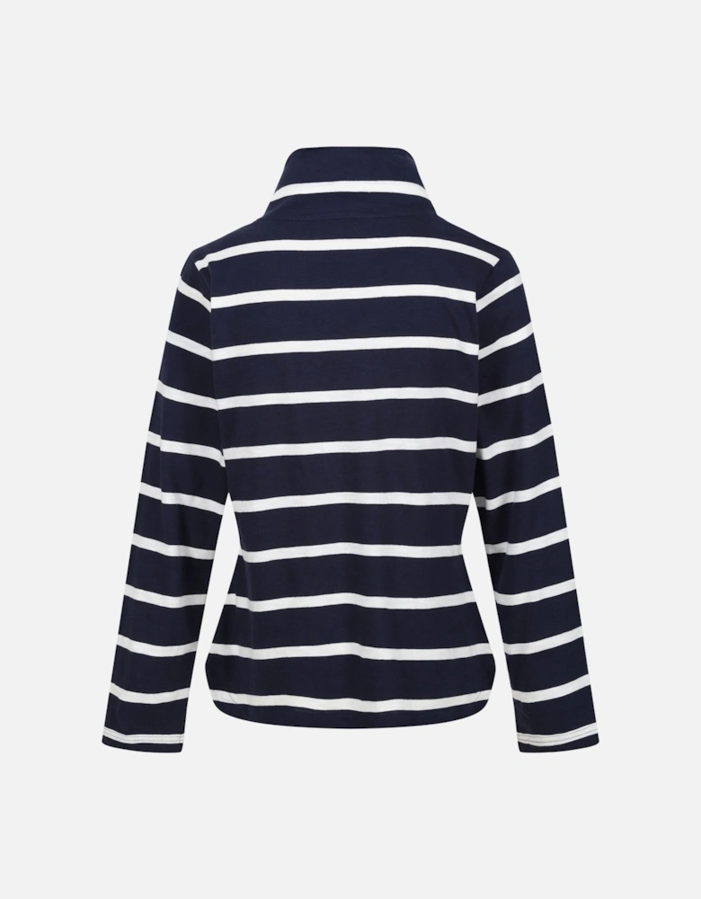 Womens/Ladies Helvine Striped Sweatshirt