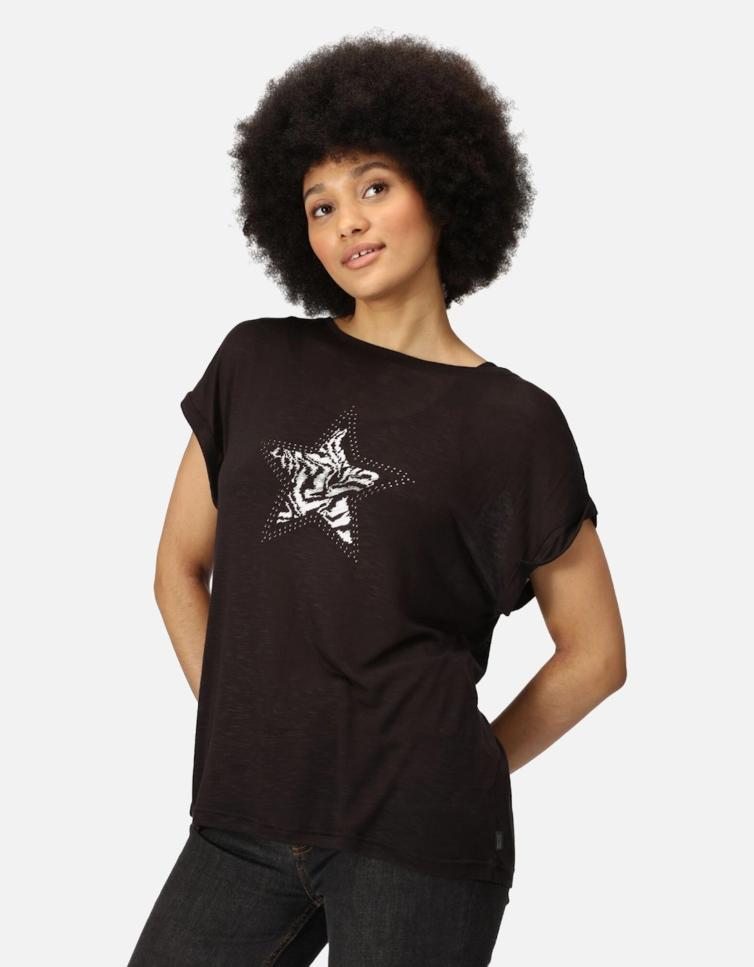 Womens/Ladies Roselynn Star T-Shirt