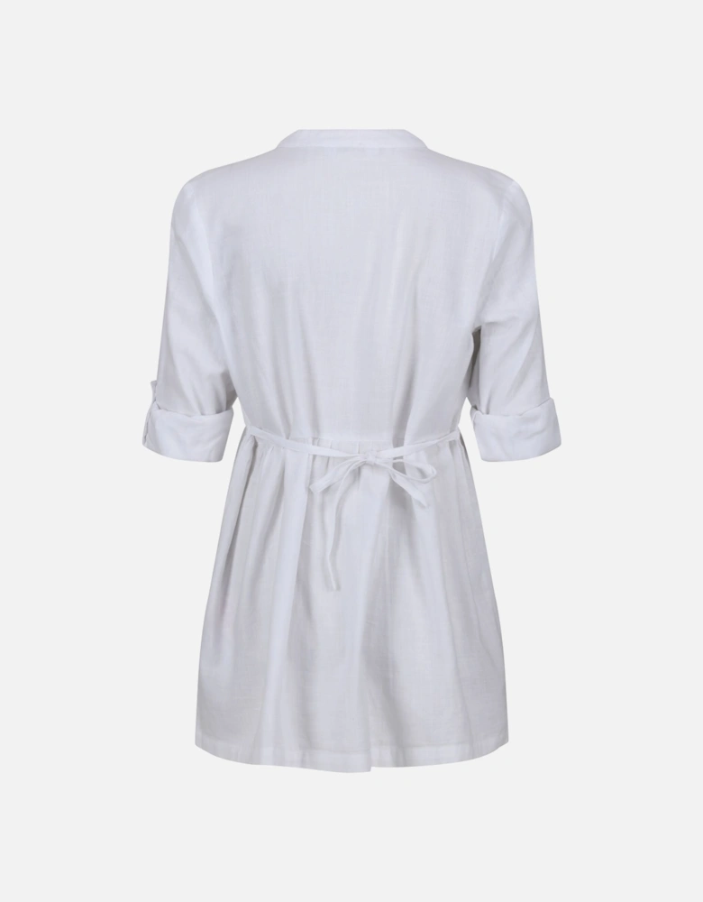 Womens/Ladies Nemora Textured Cotton Blouse