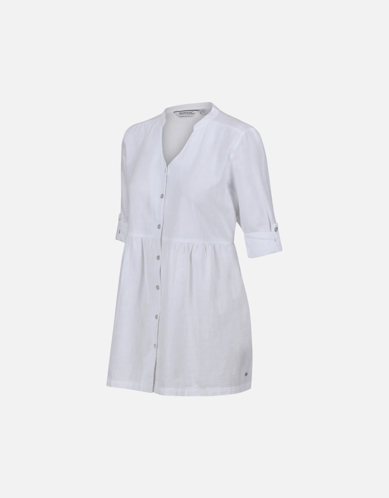 Womens/Ladies Nemora Textured Cotton Blouse