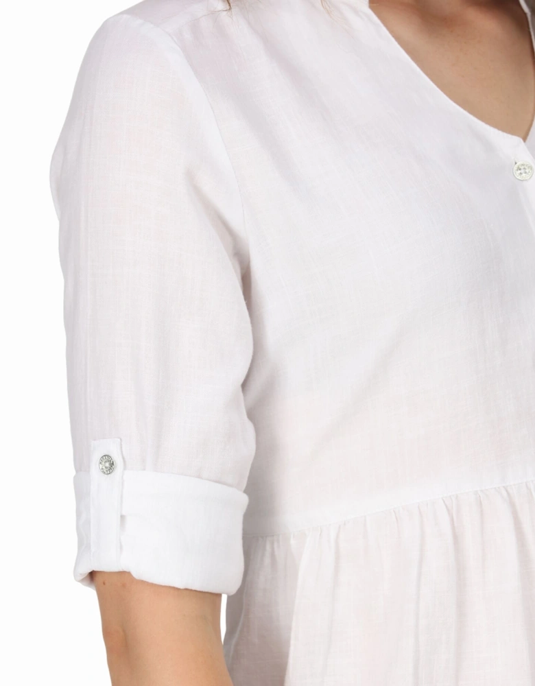 Womens/Ladies Nemora Textured Cotton Blouse
