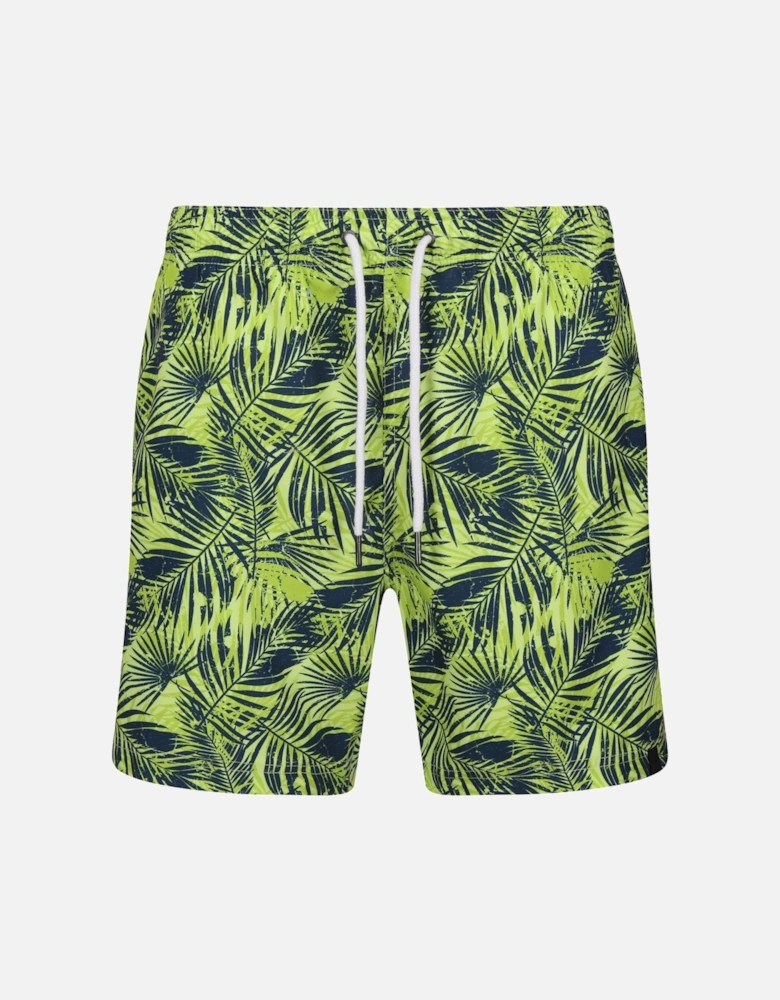 Mens Loras Palm Print Swim Shorts