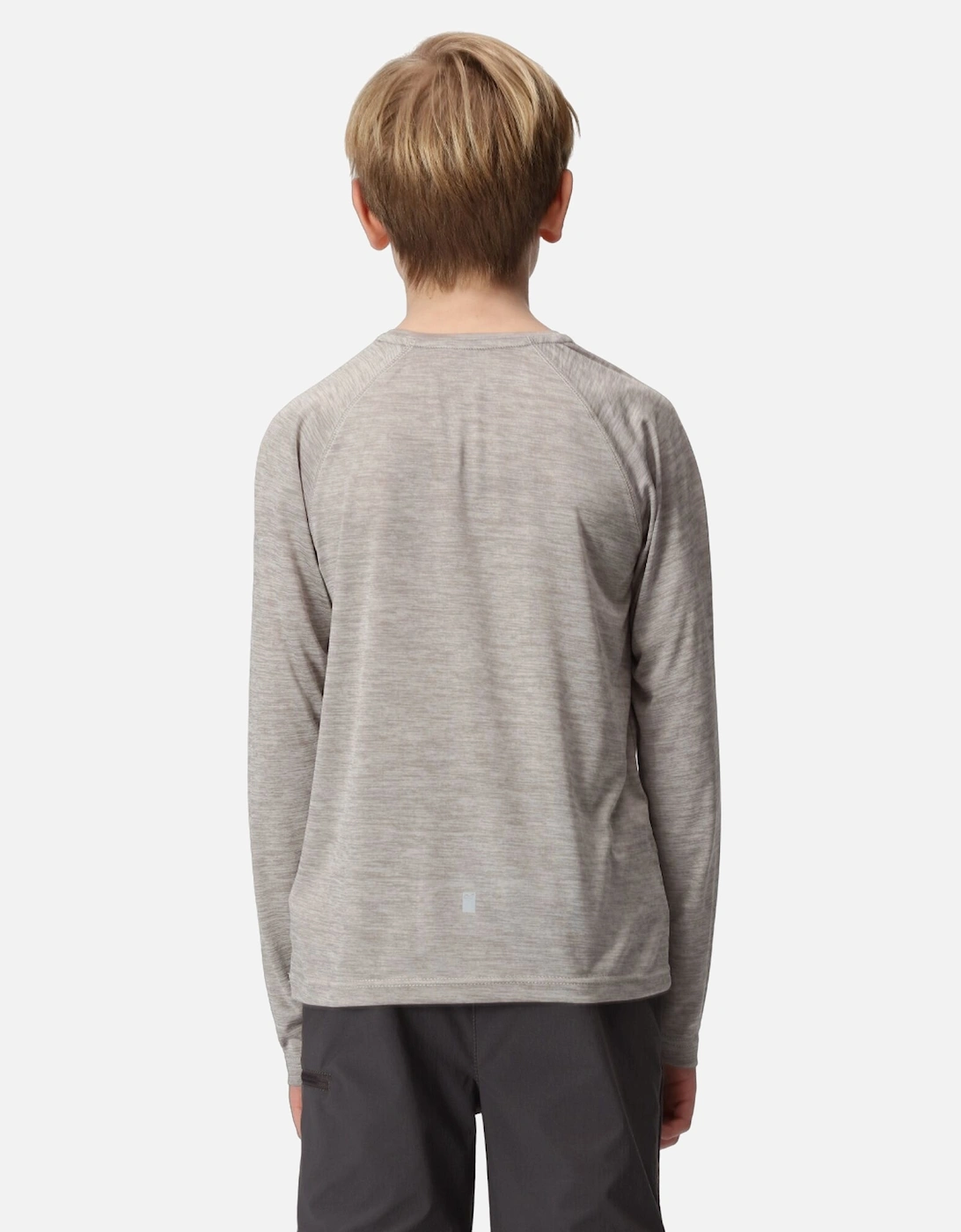 Childrens/Kids Burnlee Cycling Marl Long-Sleeved T-Shirt