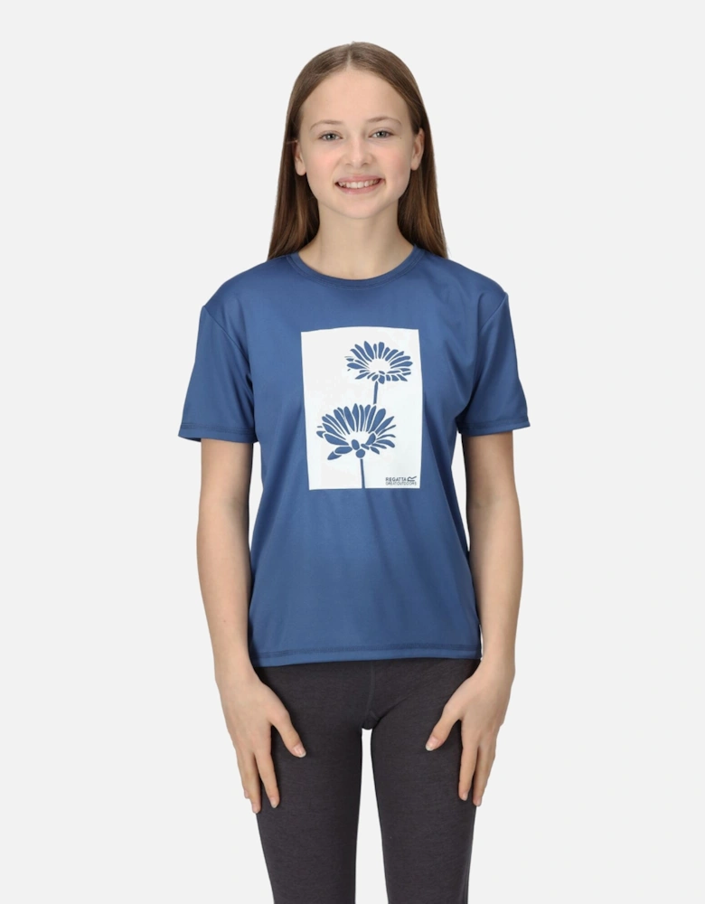 Childrens/Kids Alvarado VII Flowers T-Shirt