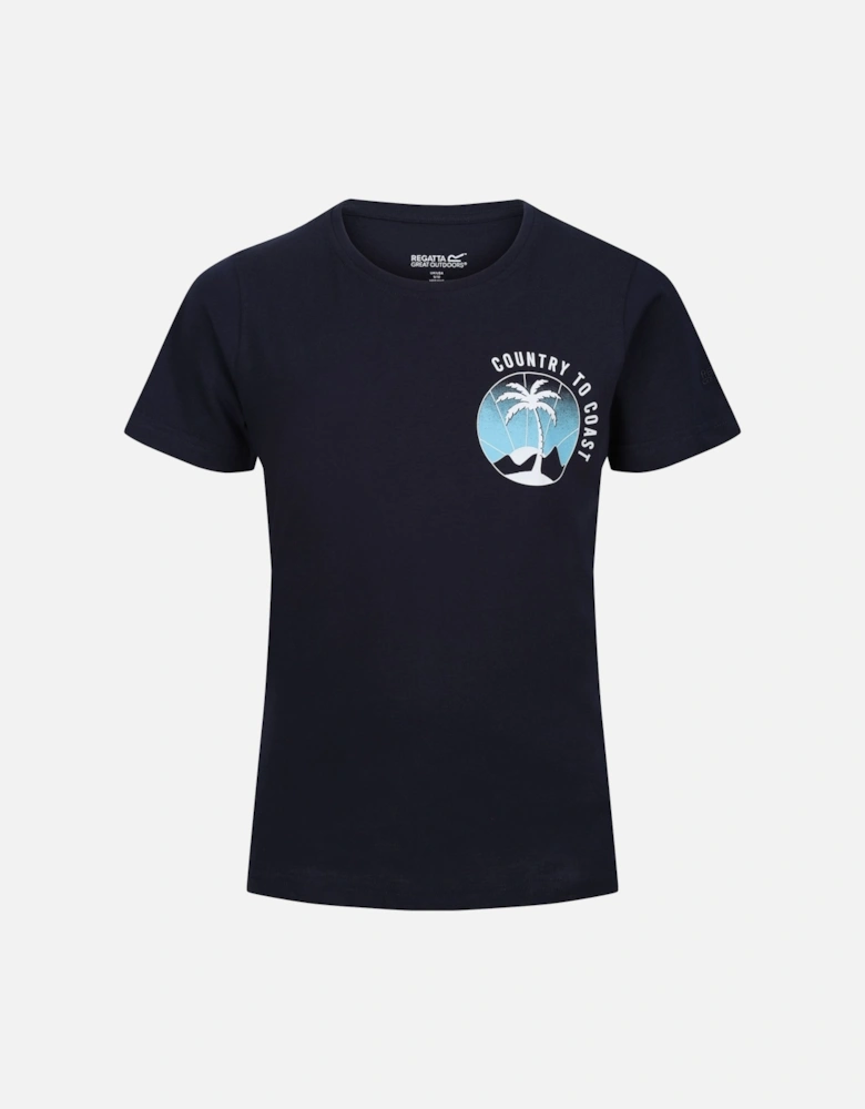 Childrens/Kids Bosley VI Beach T-Shirt