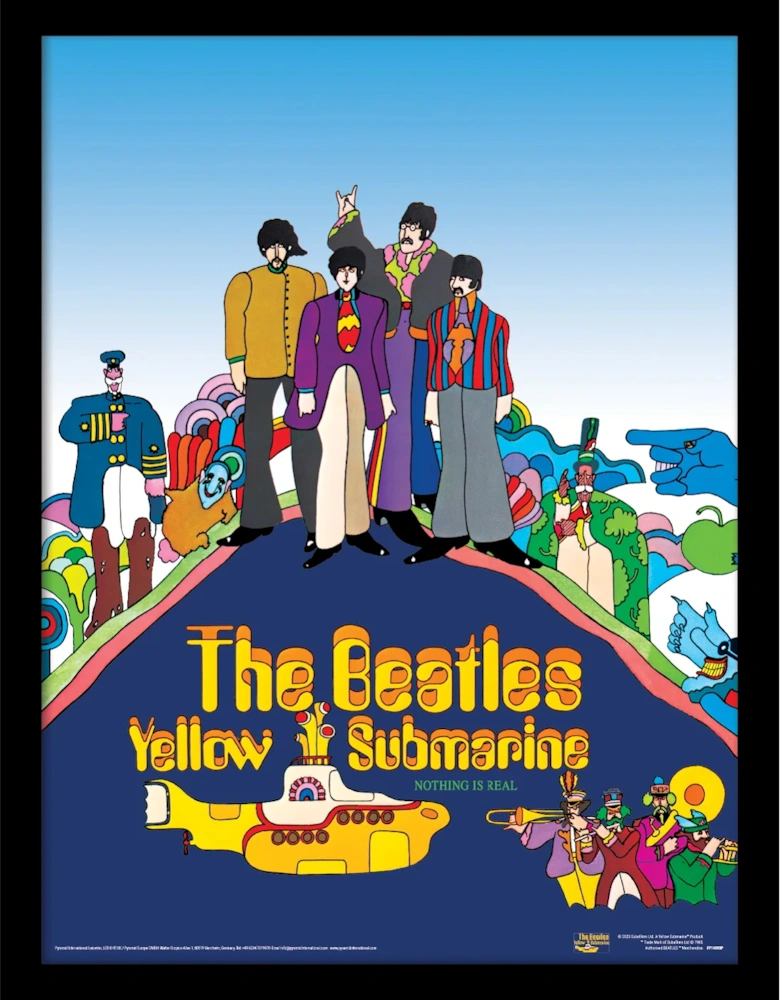 Yellow Submarine Framed Poster