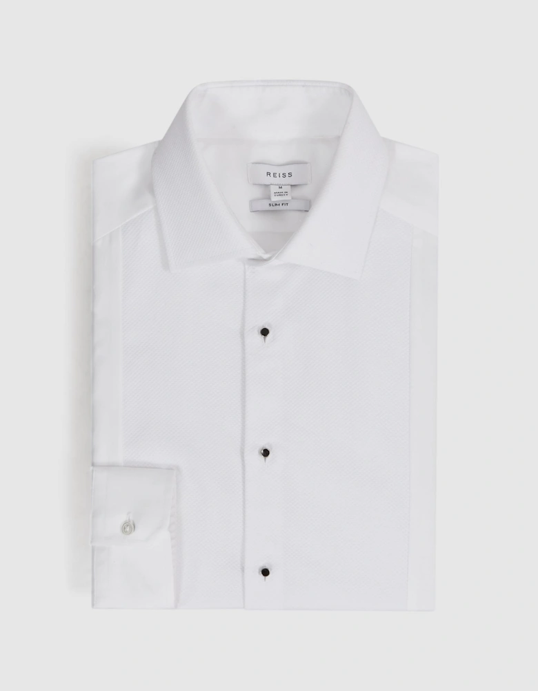 Slim Fit Double Cuff Dinner Shirt