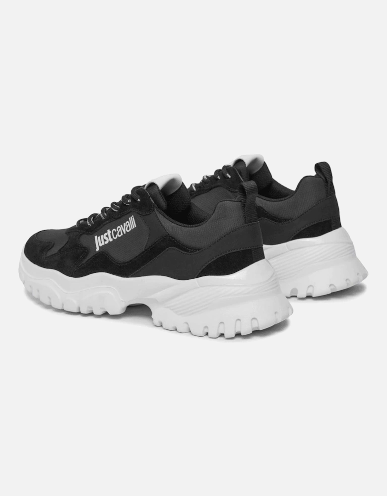 Mesh Rubber Sole Black/White Sneaker Trainer