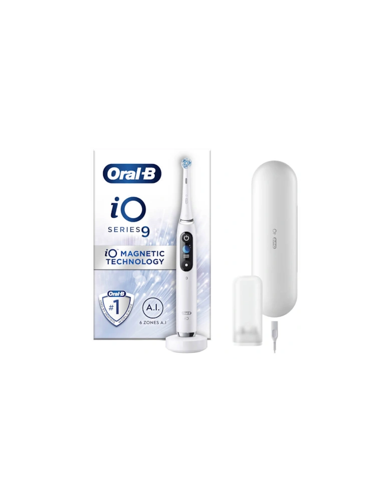 iO - 9 - Electric Toothbrush White Designed by Braun