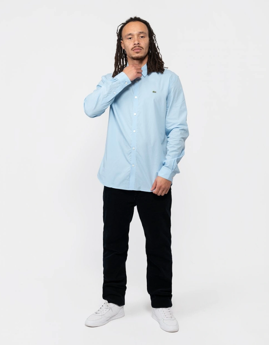 Men's Slim Fit Stretch Cotton Poplin Shirt
