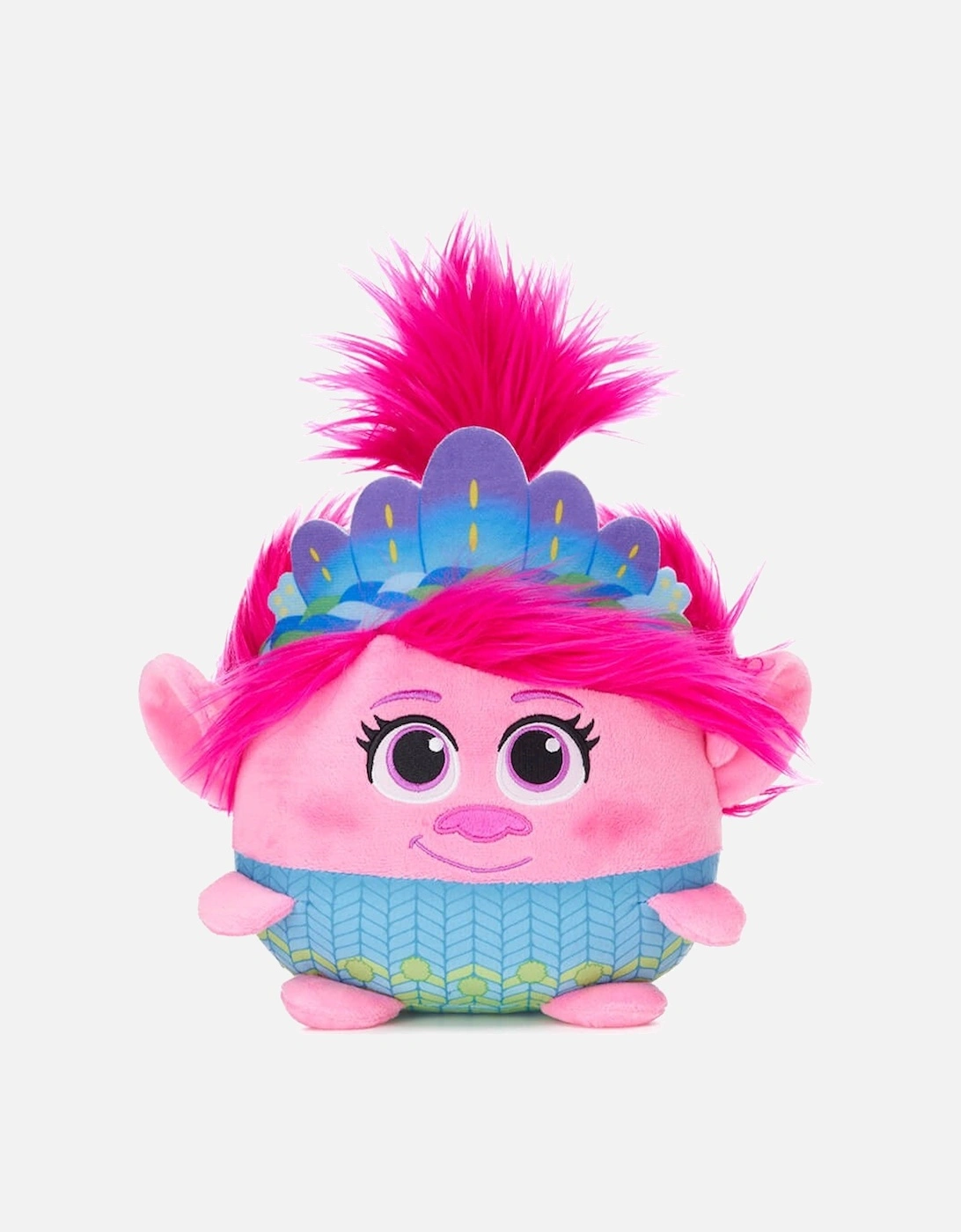 Trolls 3 Squashy 10" Podgie Queen Poppy Soft Toy, 6 of 5