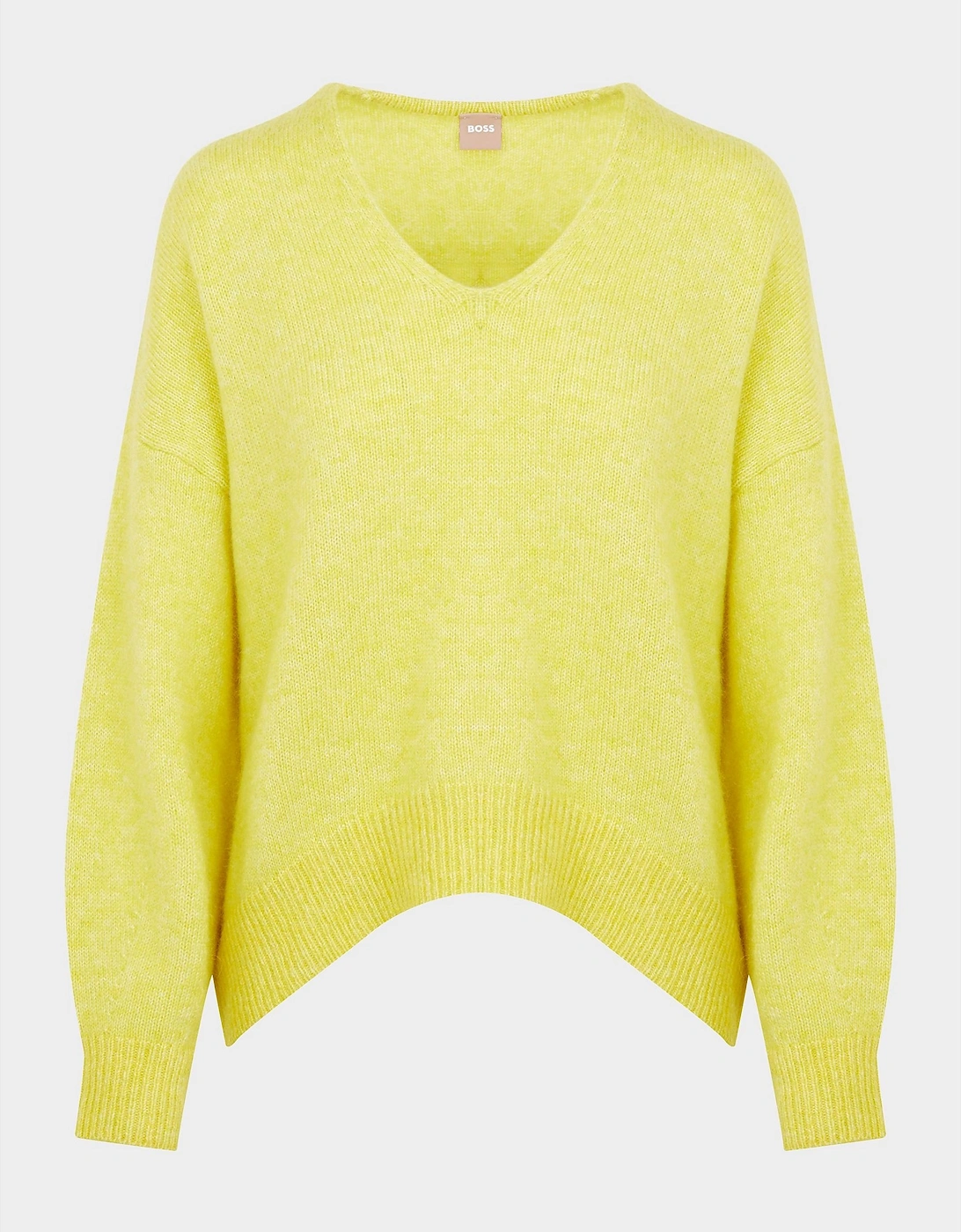Womens Fondianan V-Neck Knitted Sweatshirt, 6 of 5