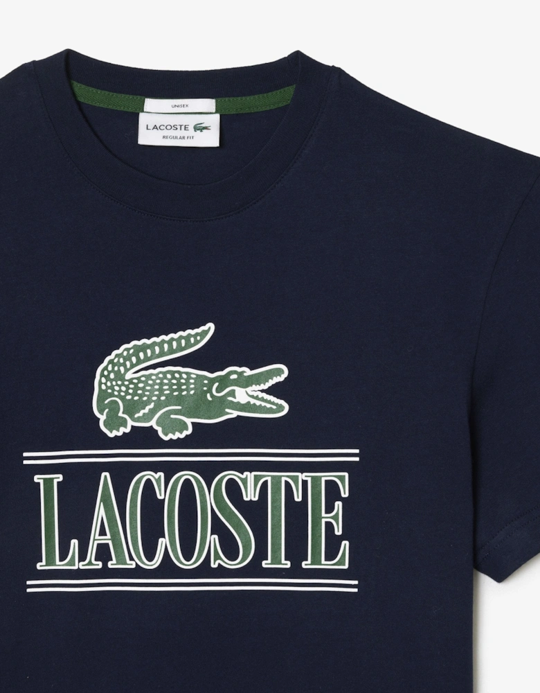 Men's Regular Fit Crocodile Logo t-shirt