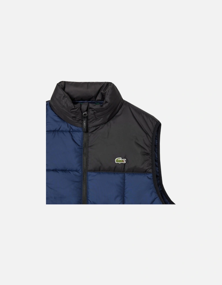 Men's Navy Blue/ Black Padded Gilet