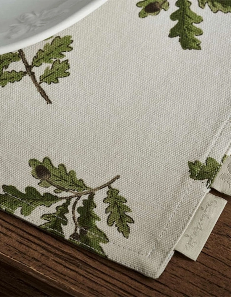 Acorn & Oak Leaves Fabric Placemat (Set of 2)