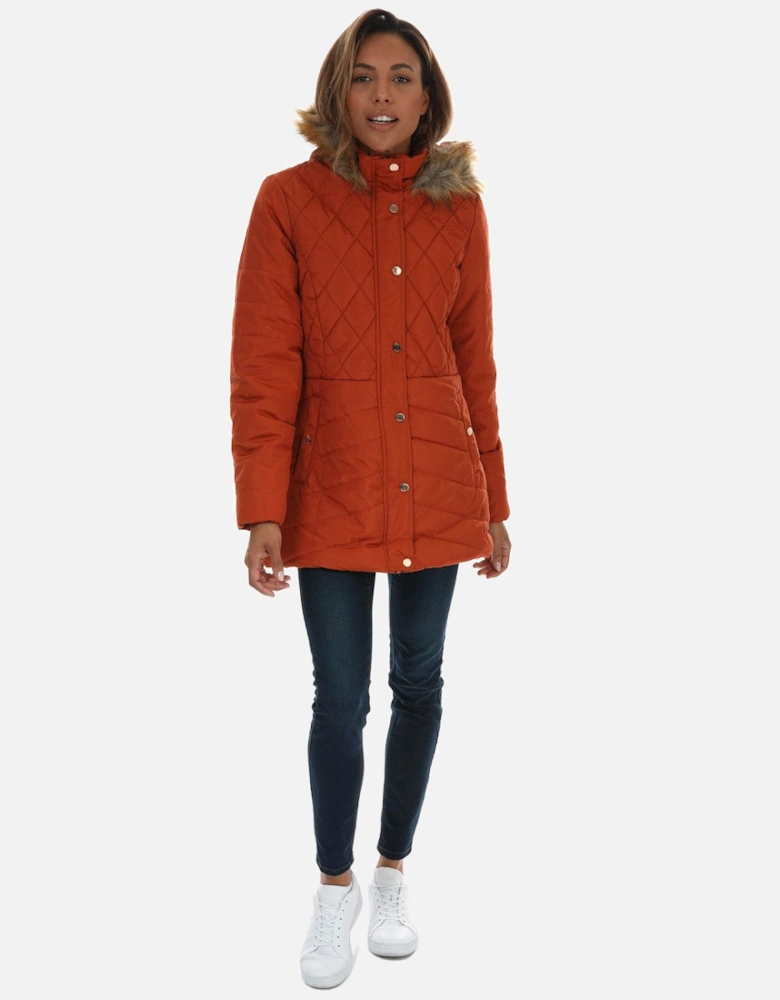 Womens Padded Parka Jacket