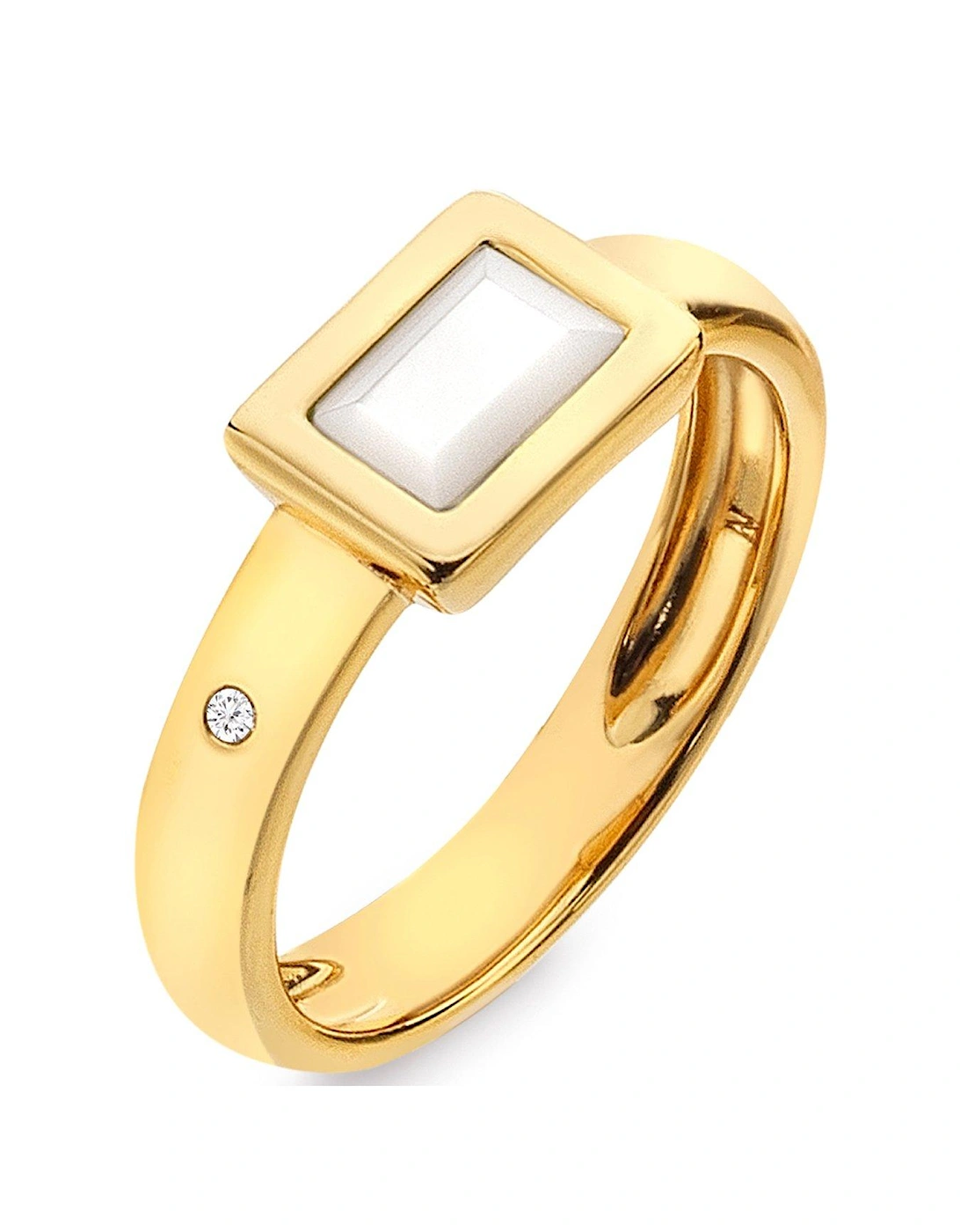 HDXGEM Rectangle Ring - Mother of Pearl, 3 of 2