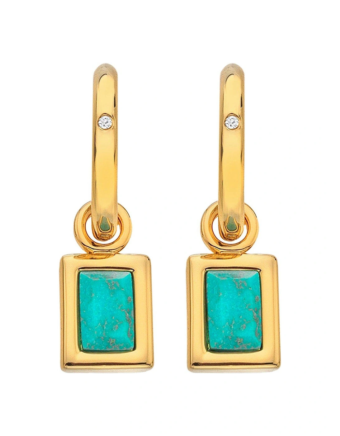 HDXGEM Rectangle Earrings - Turquoise, 3 of 2