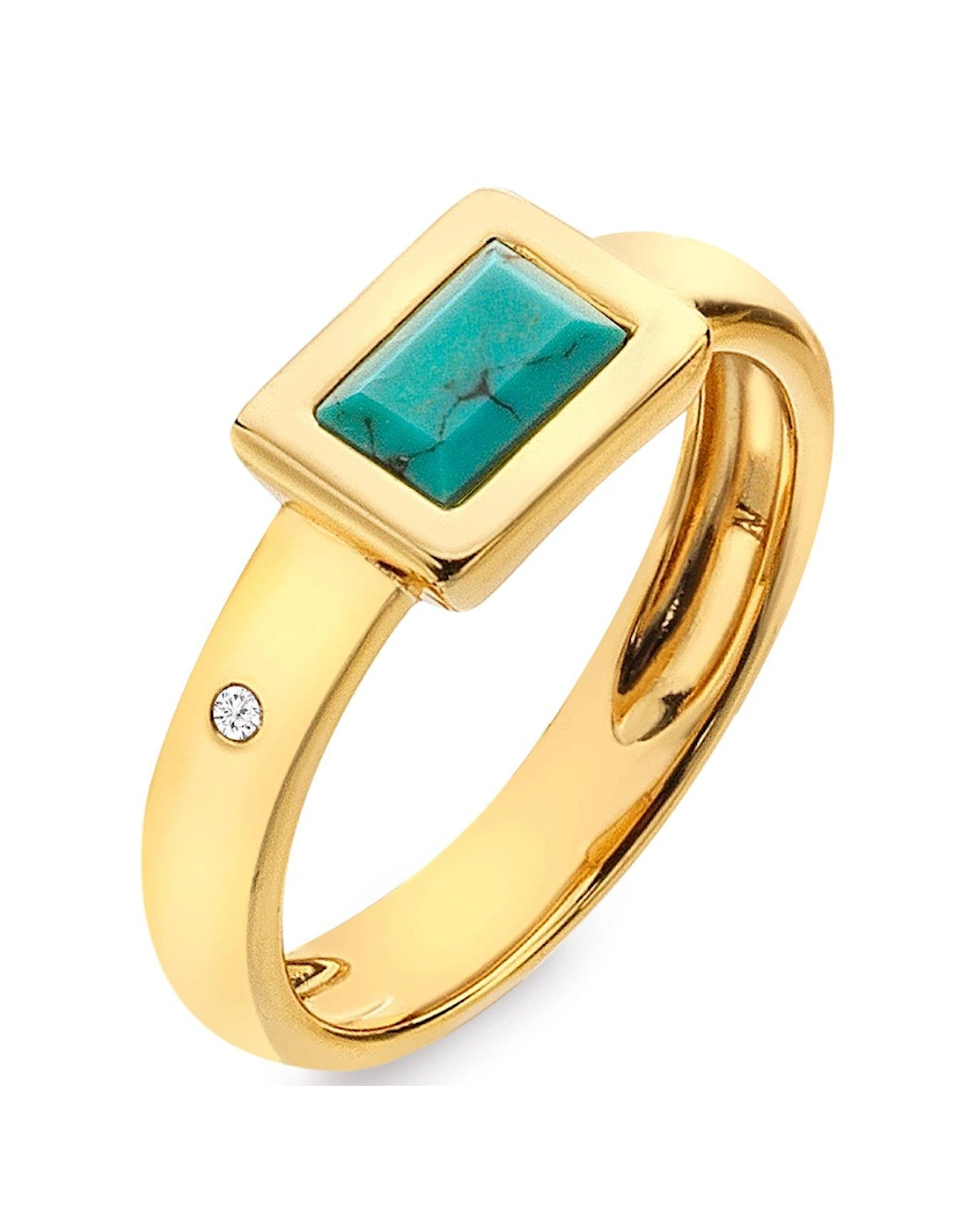 HDXGEM Rectangle Ring - Turquoise, 3 of 2