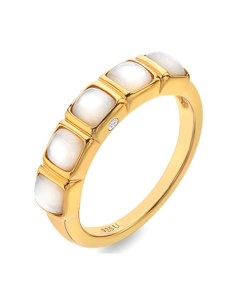 HDXGEM Square Ring - Mother of Pearl