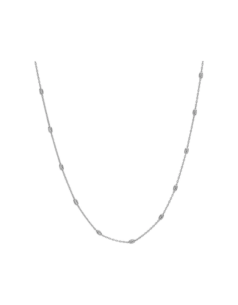Intermittent Oval Chain Necklace