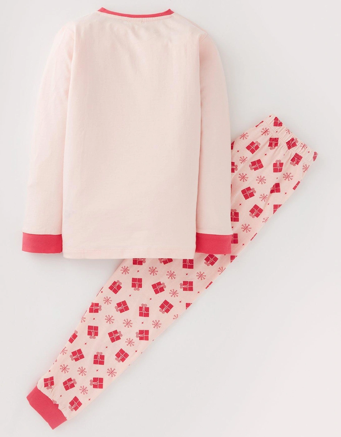 Princess Long Sleeve Christmas Pyjamas - Pink