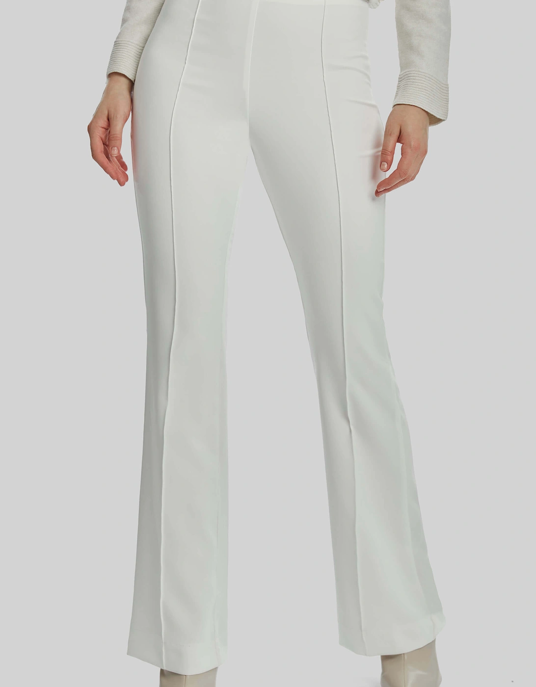 Front Seam Trousers In White, 6 of 5