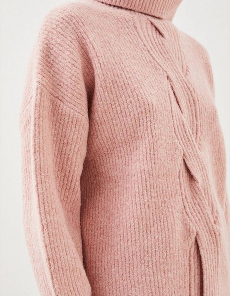 Lofty Knit Chunky Cable Wool Jumper