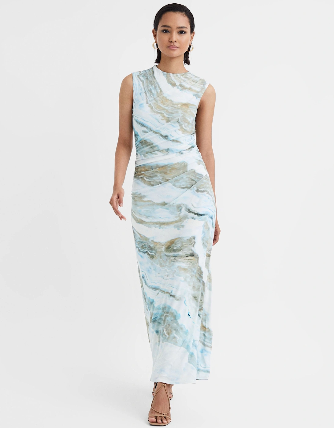 Anna Quan Printed Jersey Maxi Dress, 2 of 1