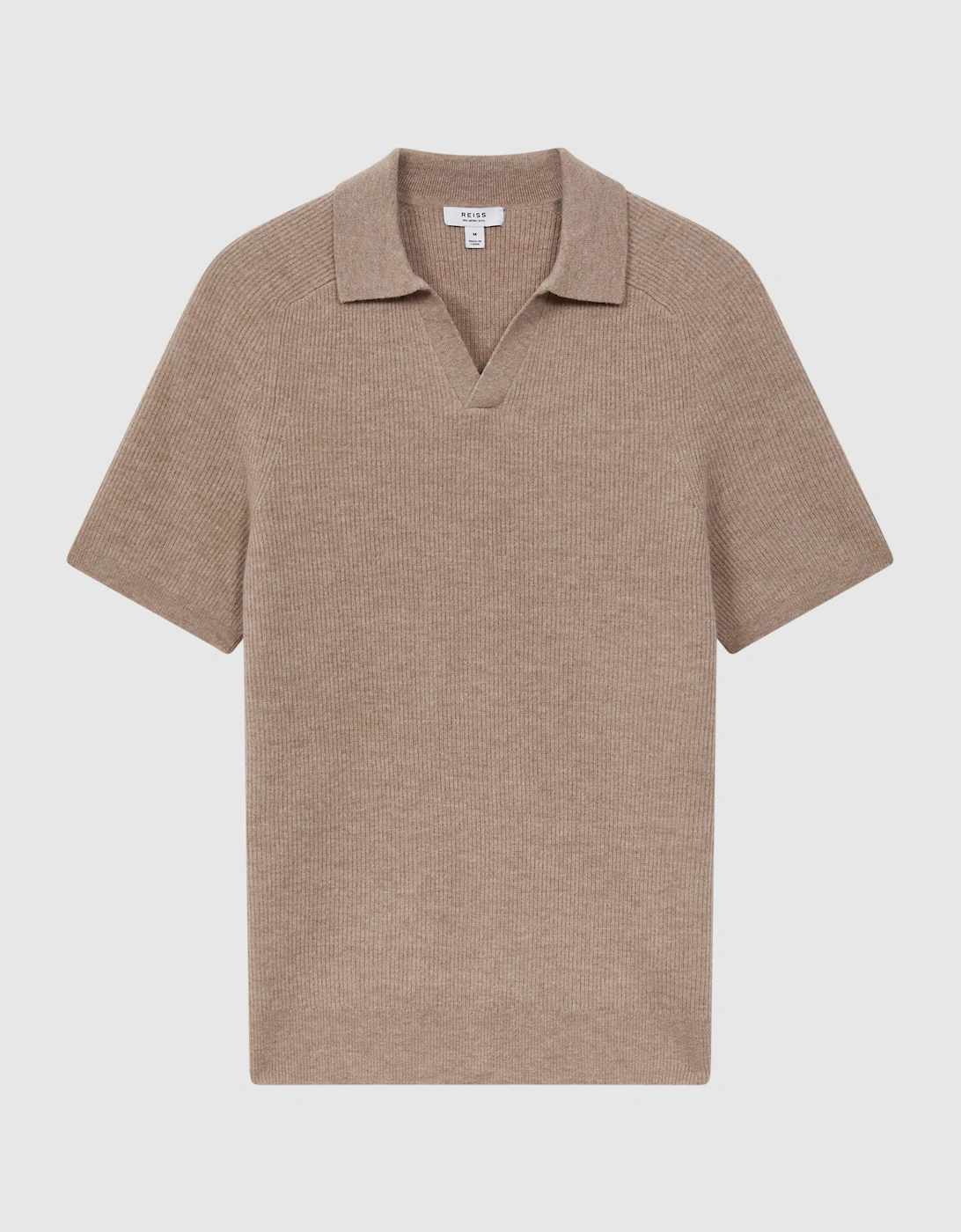 Wool Open-Collar Polo Shirt, 2 of 1