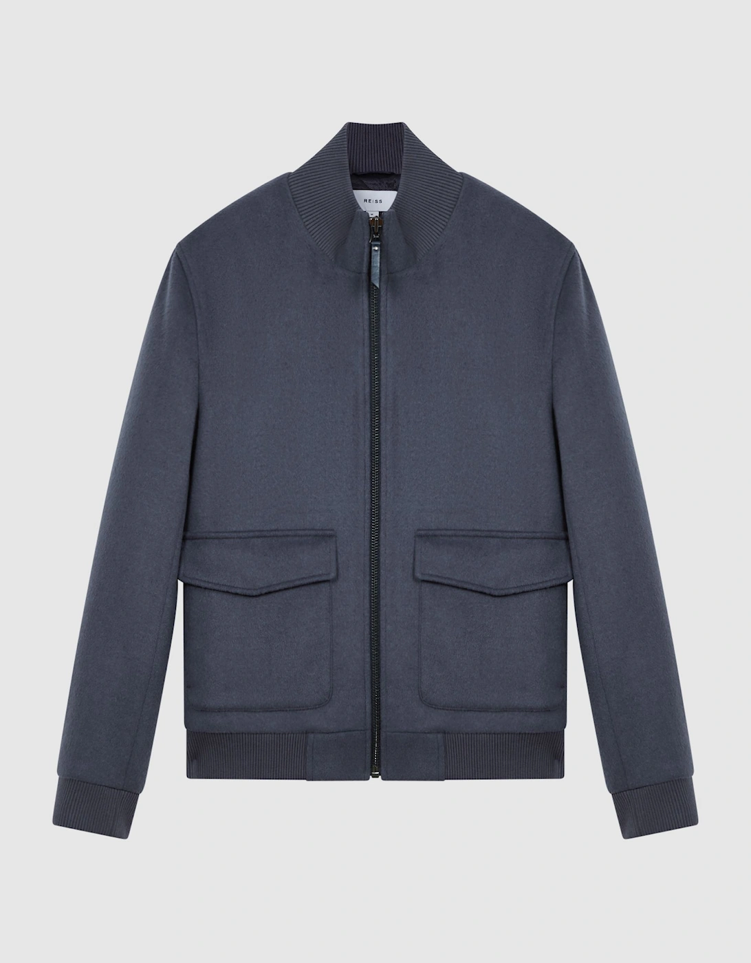 Wool Blend Zip-Through Jacket, 2 of 1
