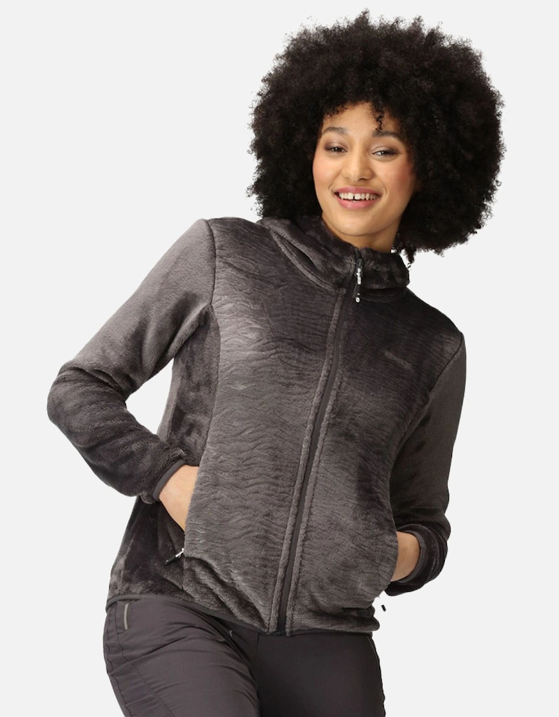 Womens Julissa III Full Zip Fleece Hoodie, 6 of 5