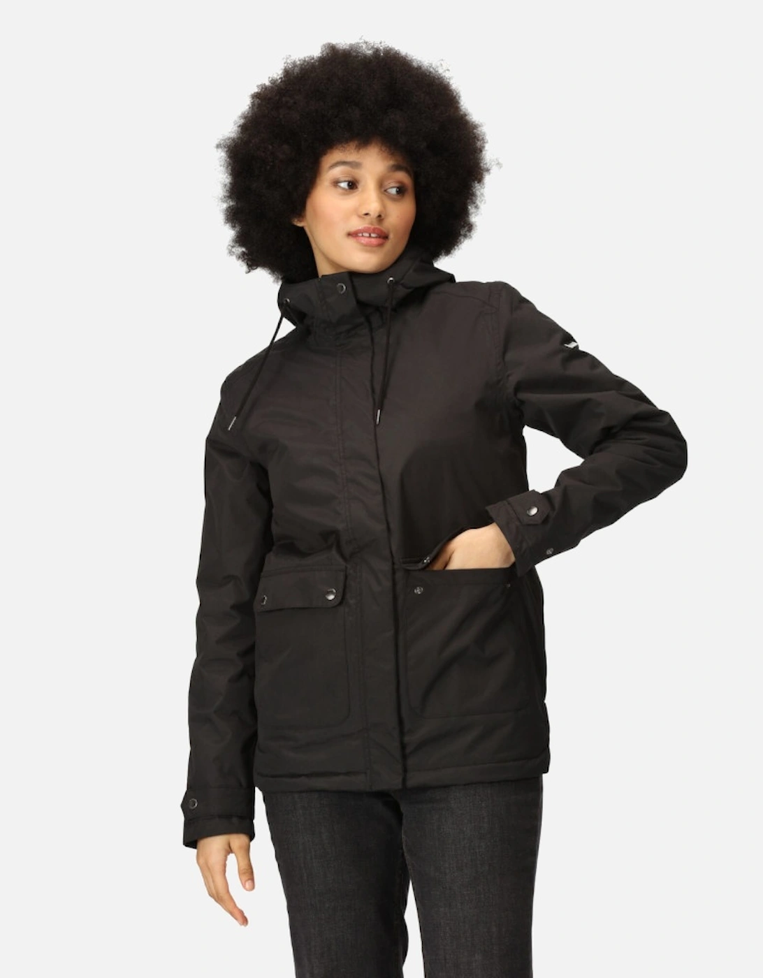 Womens Broadia Waterproof Insulated Jacket Coat, 5 of 4