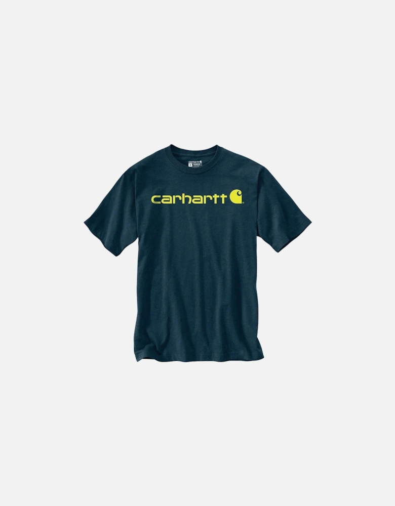 Carhartt Mens Core Logo Graphic Cotton Short Sleeve T-Shirt