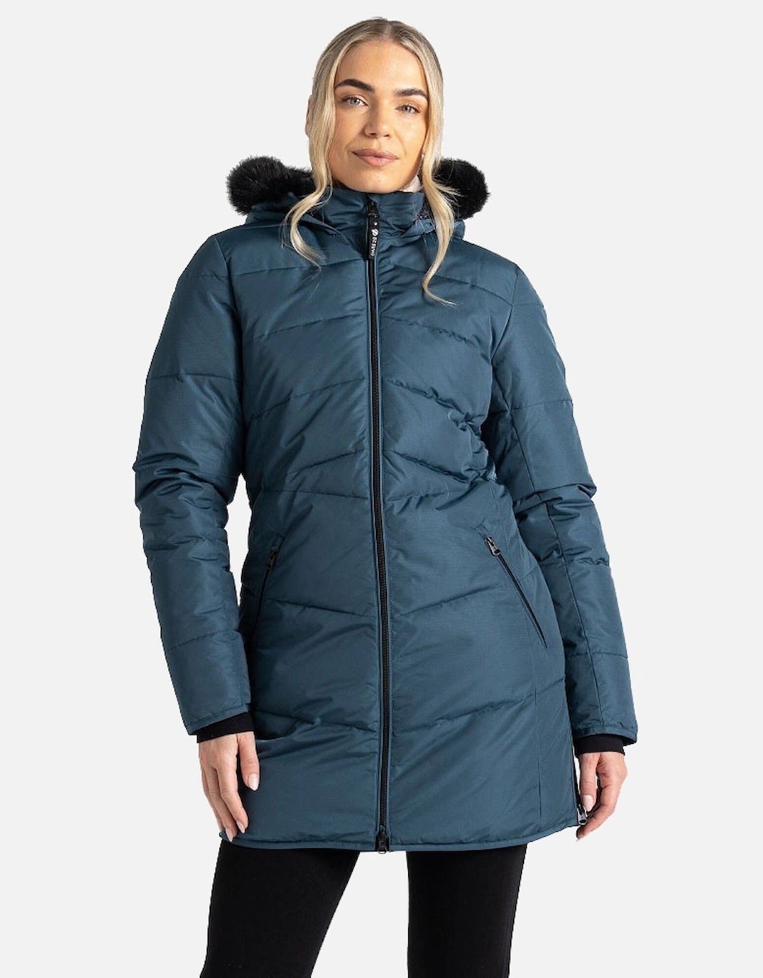 Womens Striking III Waterproof Padded Parka Coat, 5 of 4