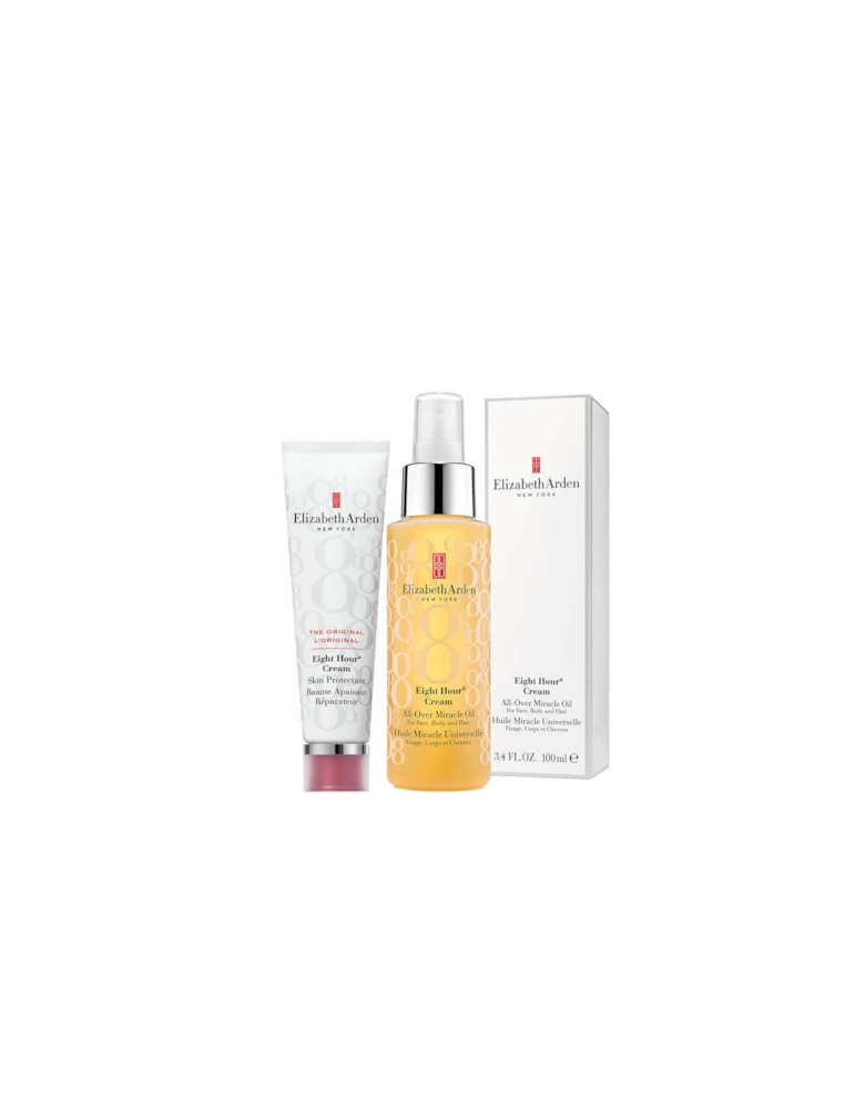 Eight Hour Skin Protectant and All-Over Miracle Oil Set