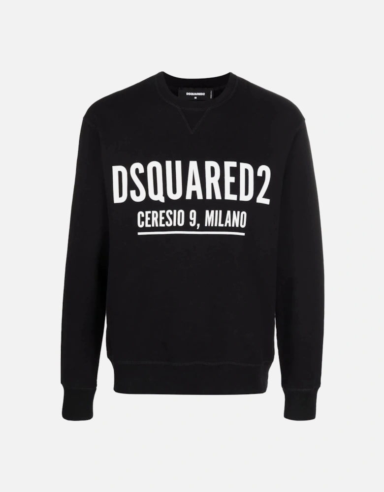 Ceresio9 Milano Print Sweatshirt in Black