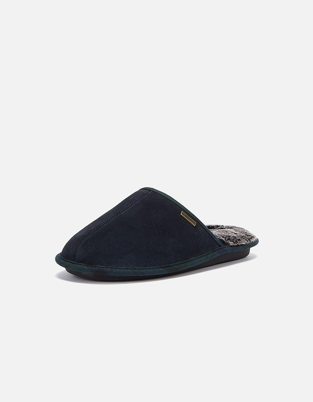 Young Suede Mens Navy Slippers
