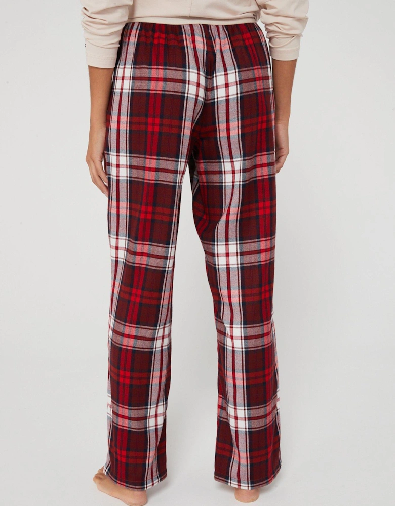 Flannel Pyjama Pant - Red