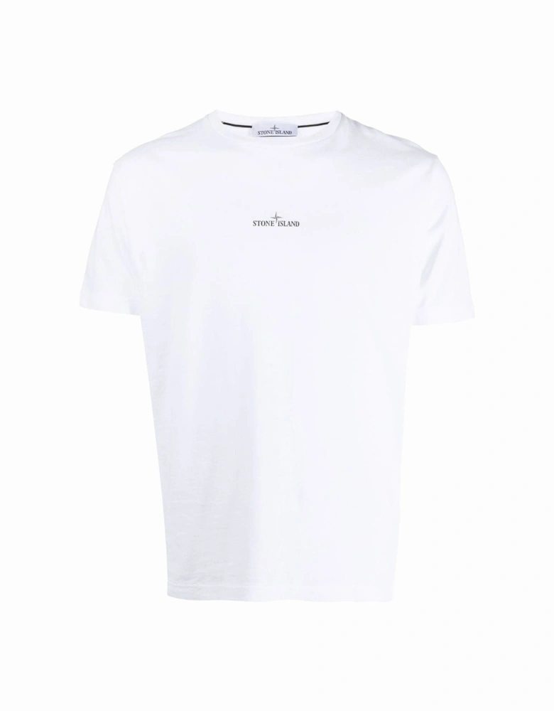 Compass logo-print cotton T-shirt White