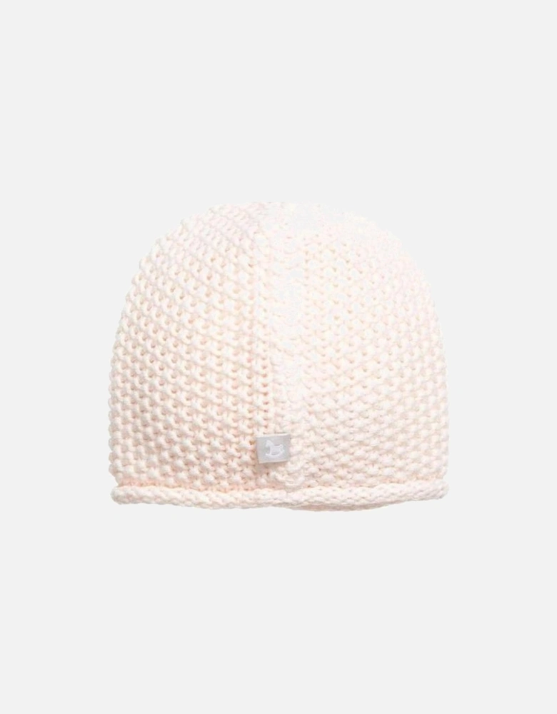 Pale Pink Knitted Hat
