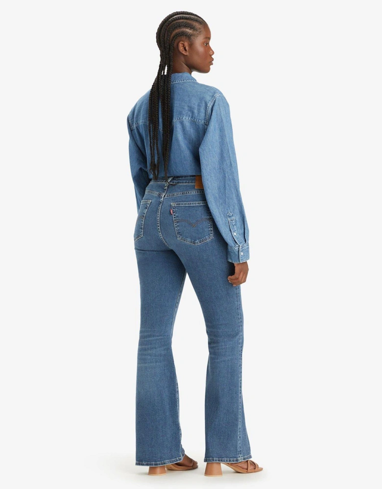726™ High Rise Flare Jean - Blue Wave Mid