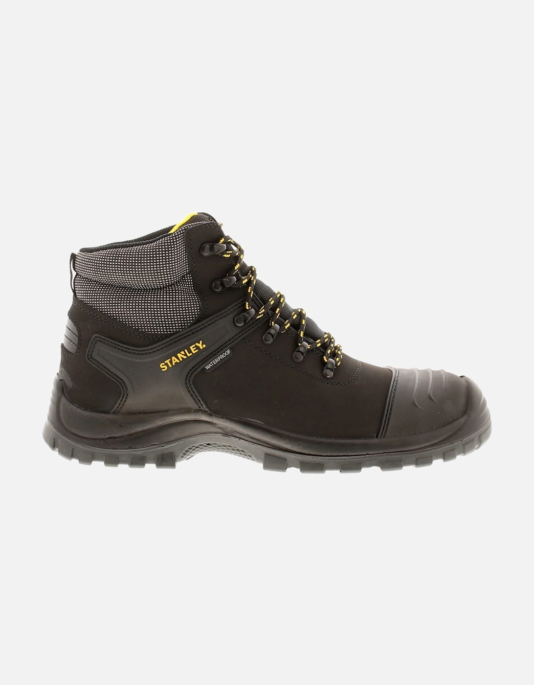 Stanley Mens Safety Boots Rchmond Leather Lace Up black UK Size
