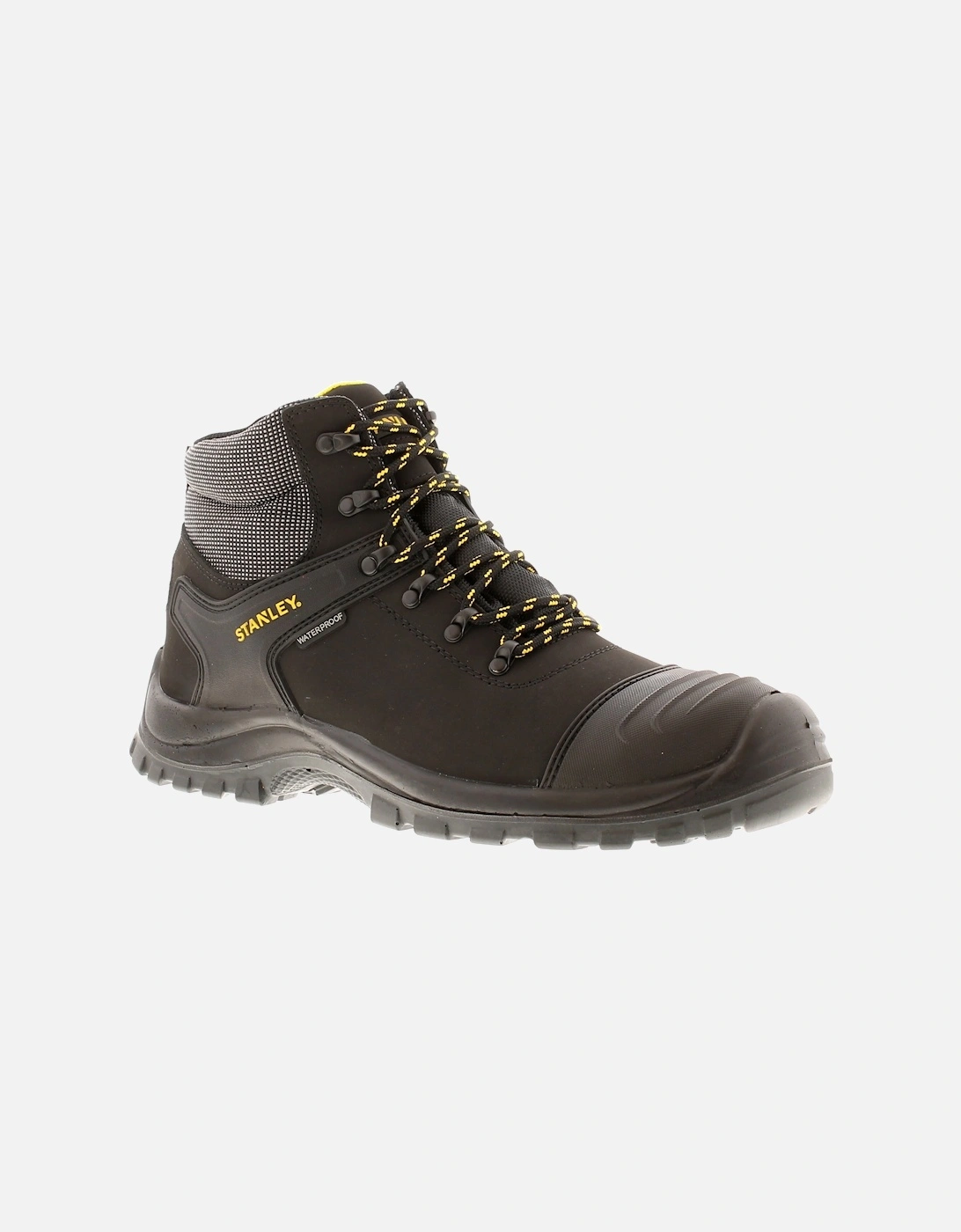 Stanley Mens Safety Boots Rchmond Leather Lace Up black UK Size