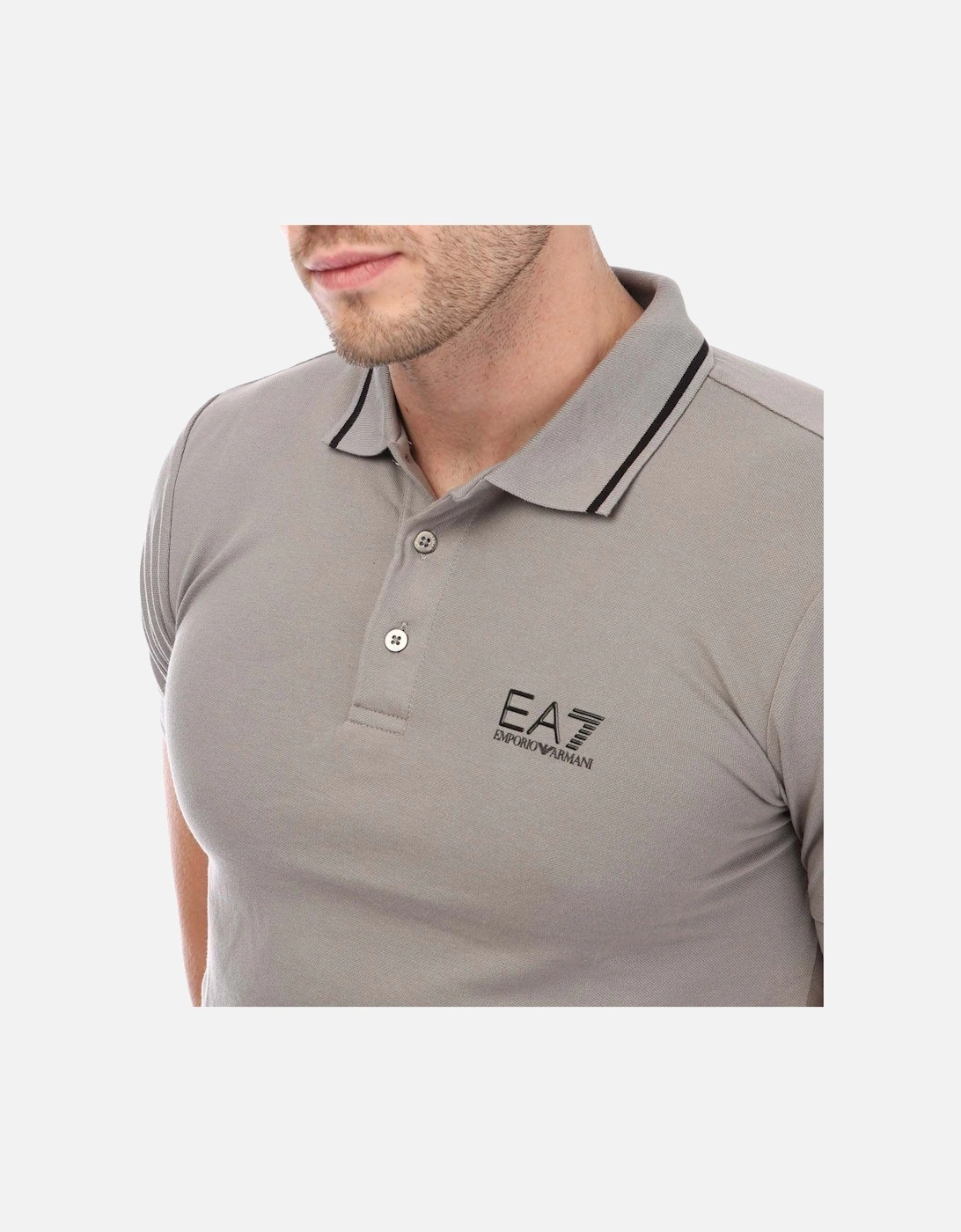 Mens Logo Pique Polo Shirt