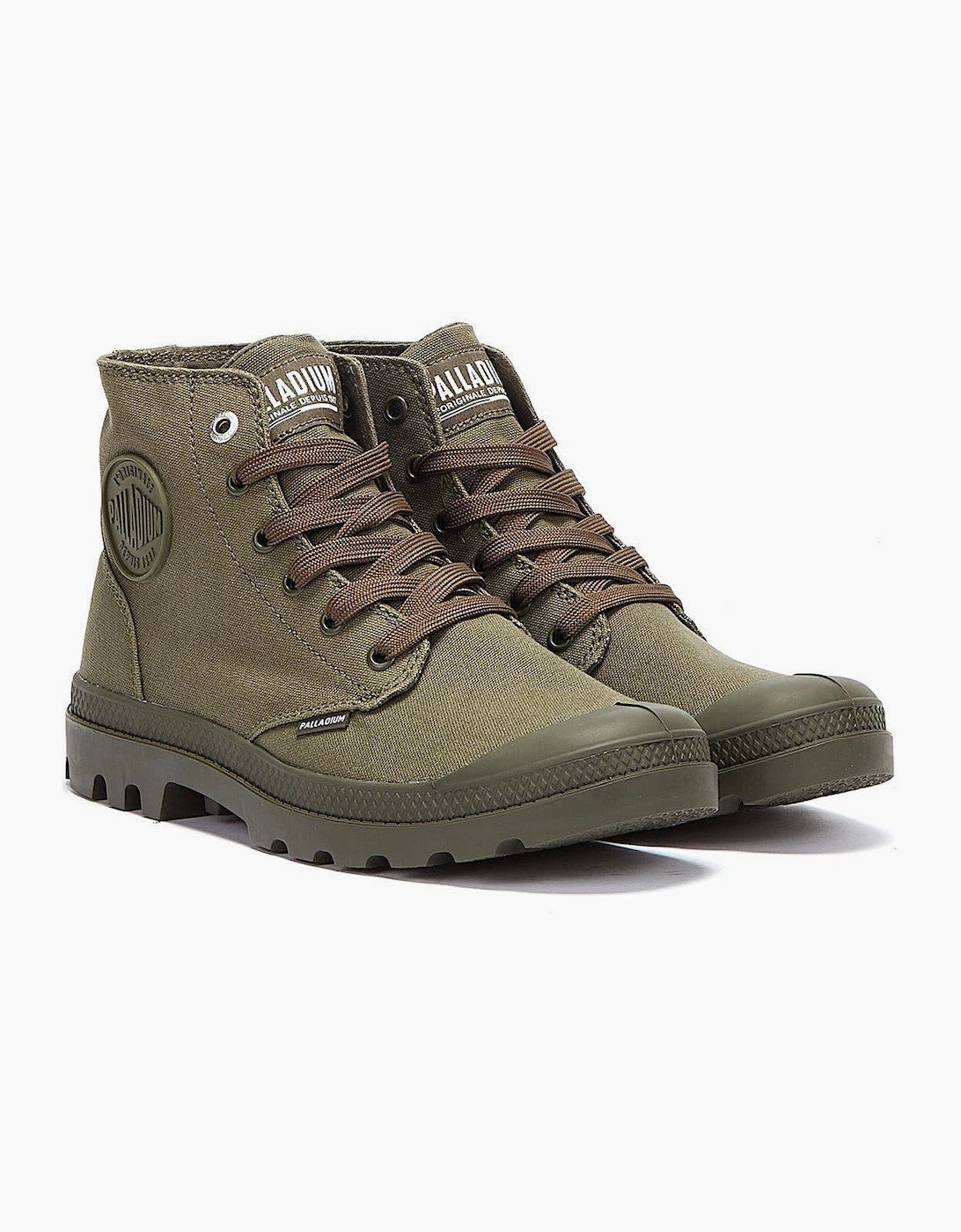 Palladium Women's Palladium Pampa Hi Mono Chrome Green Boots