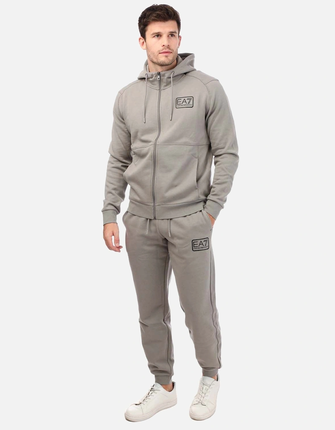 Mens Core ID Cotton-Blend Tracksuit, 6 of 5