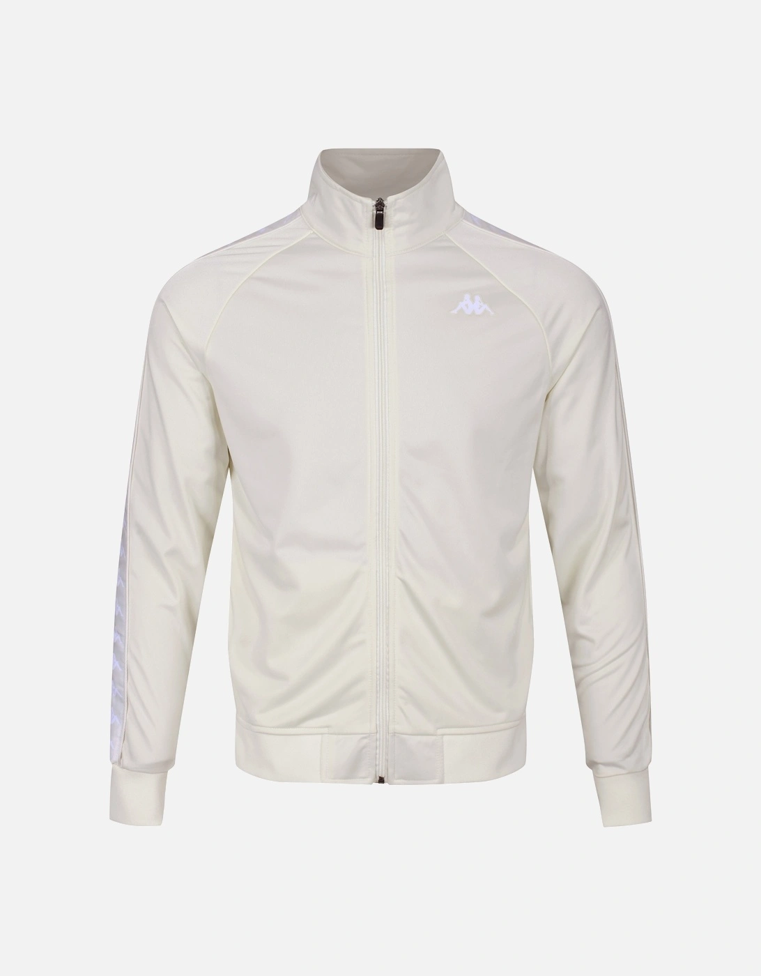 Anniston Authentic Slim Fit Track Jacket | Antique White/White, 4 of 3