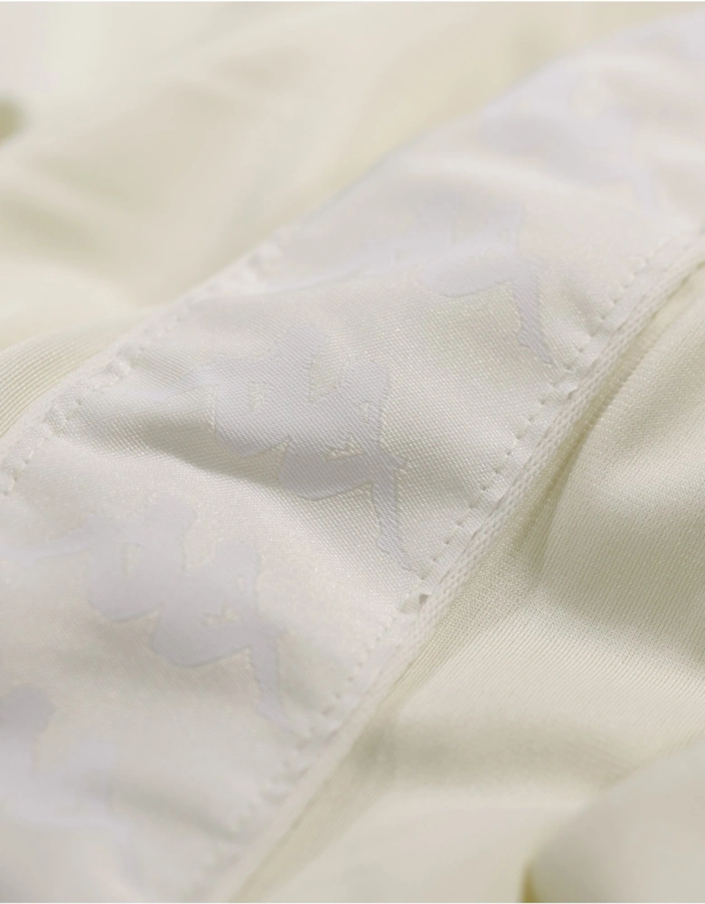 Anniston Authentic Slim Fit Track Jacket | Antique White/White